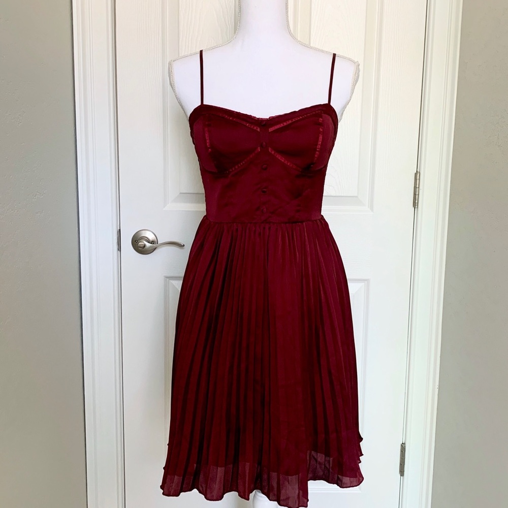 American Eagle Deep Red Dress Size 8
